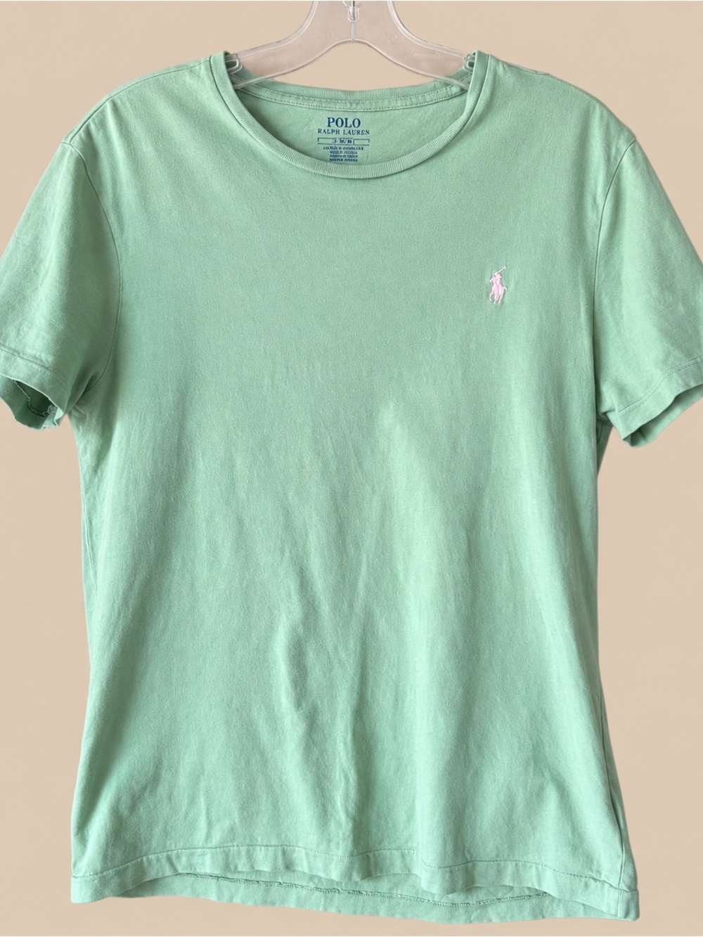 Polo Ralph Lauren Mint Green Basic Tee Slim Fit M